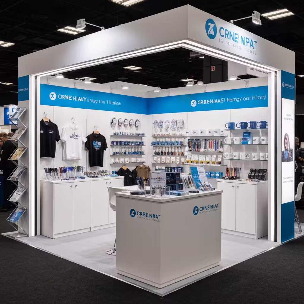 Custom printed promotional trade show giveaways and event merchandise